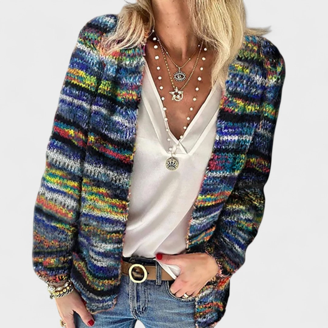 Herminia™ | Warme Multikleur Cardigan