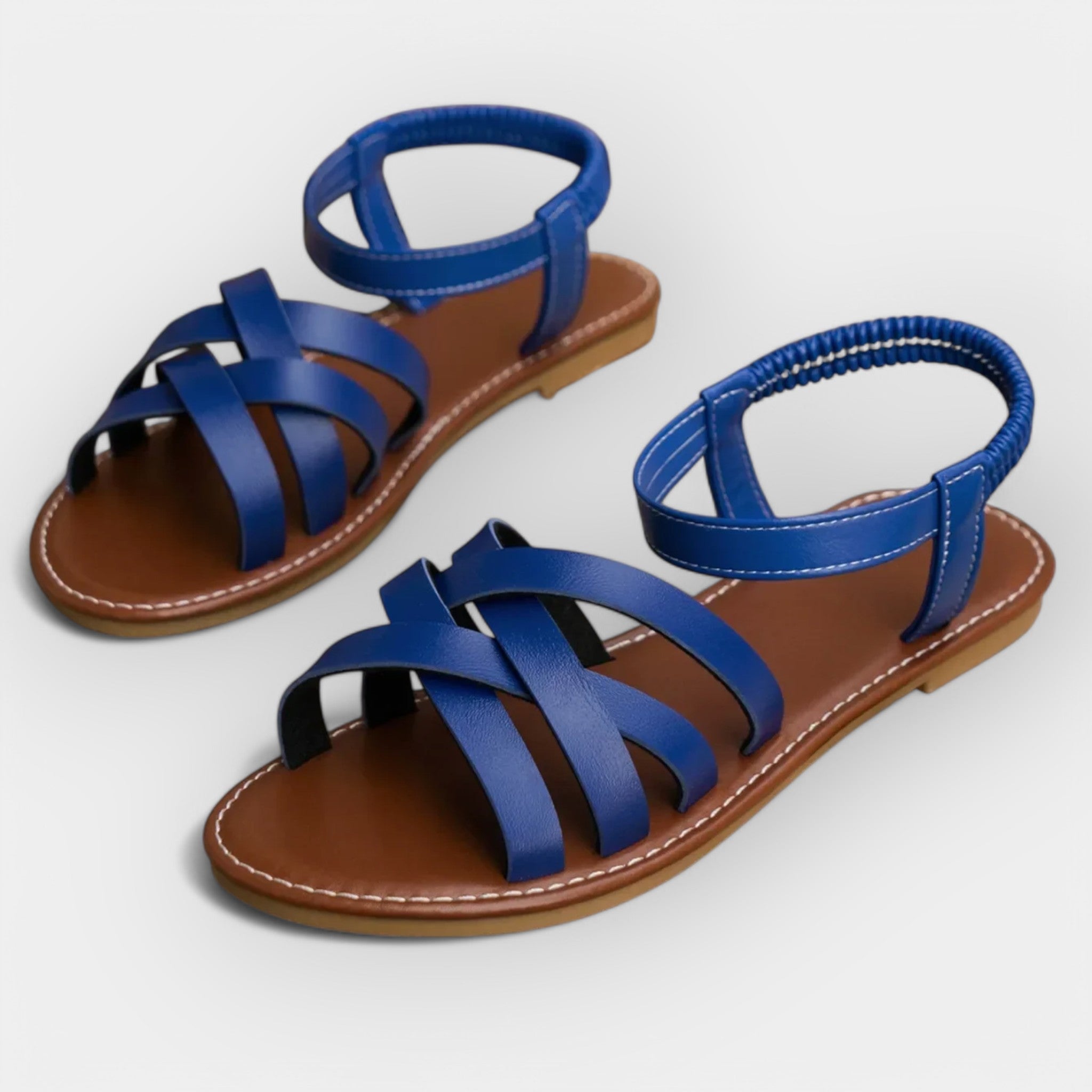 Handgemaakte sandalen met verstelbare banden