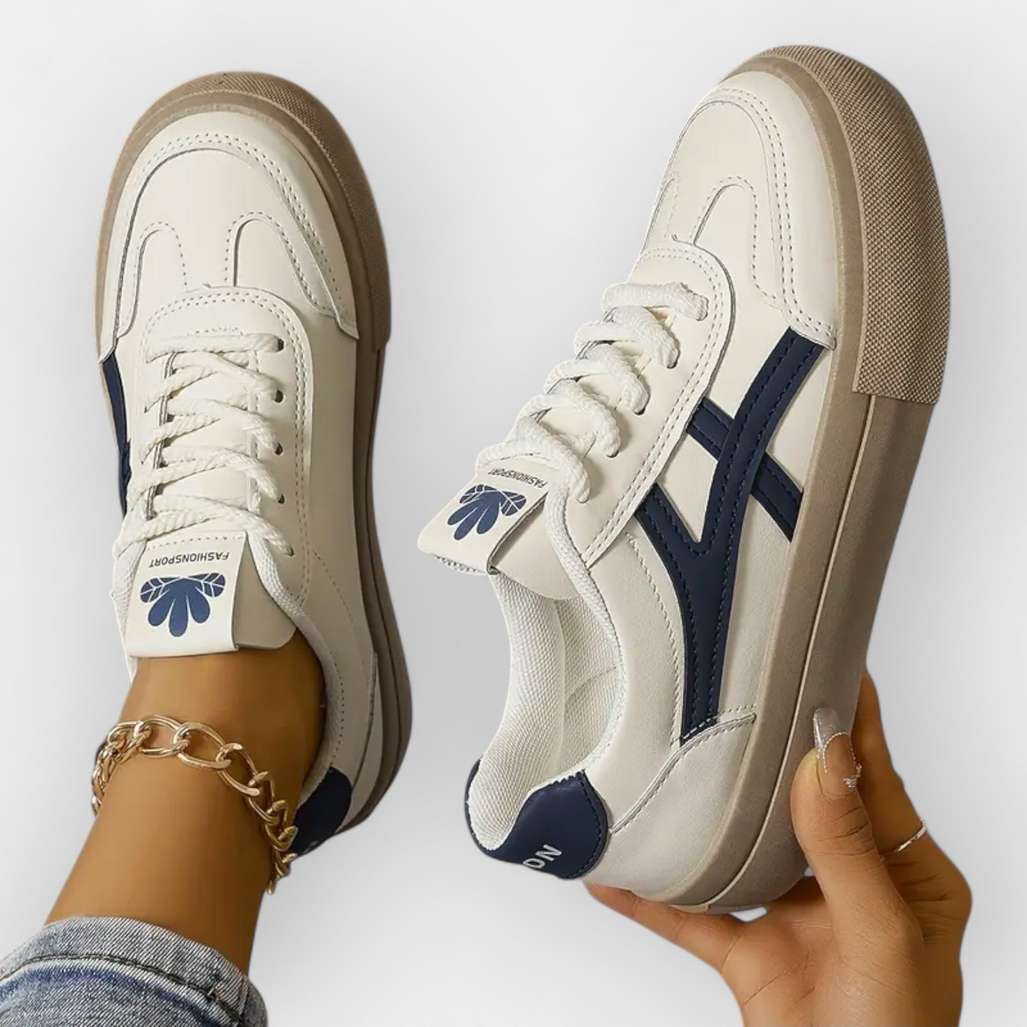 Retro Platform Sneakers