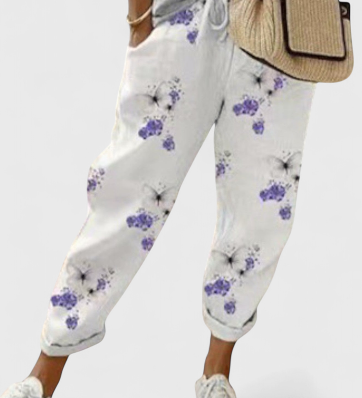 Alba Hoge Taille Losse Broek