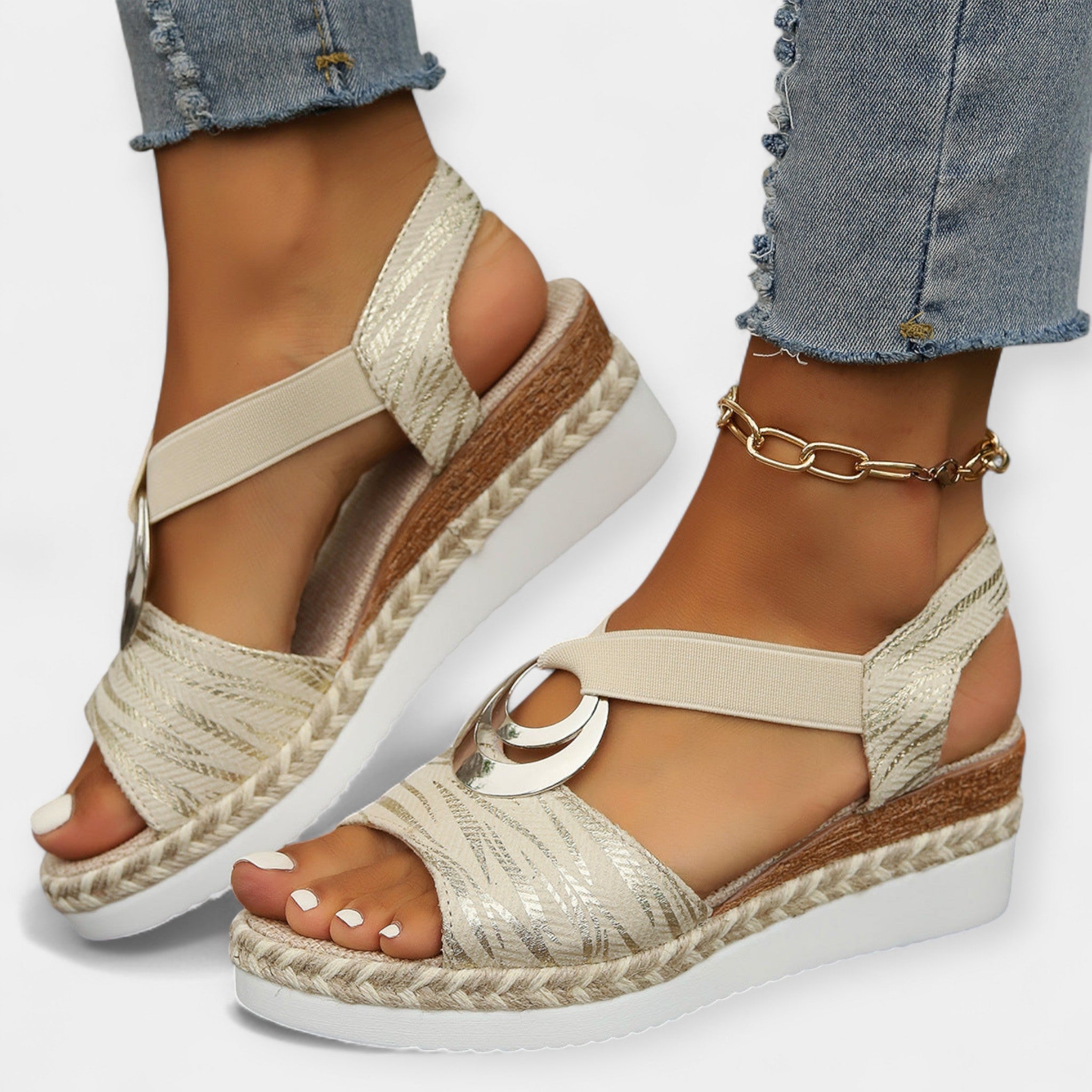 Romeinse Vlecht Sandalen