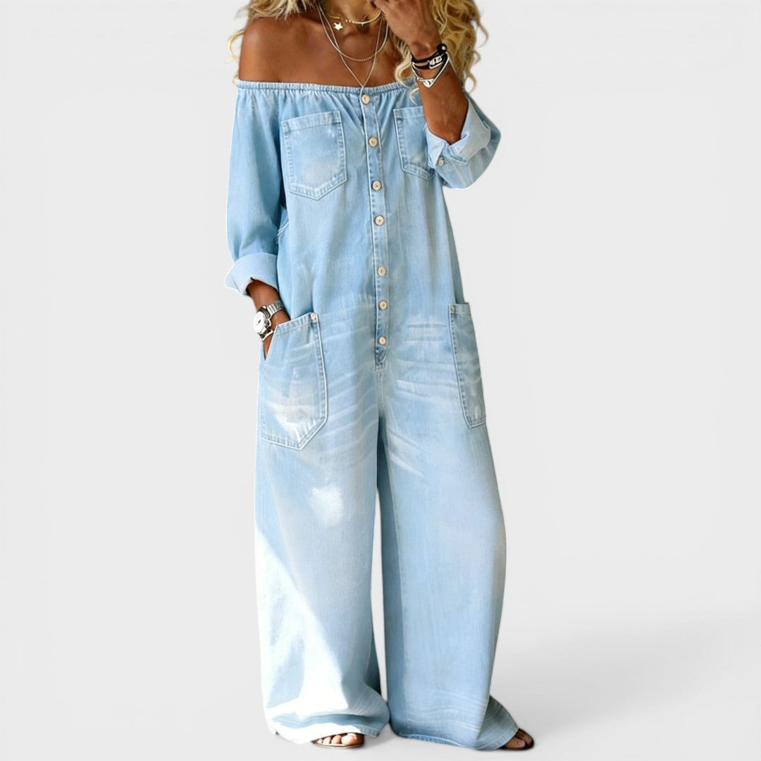 Marisol™ | Elegante Denim Jumpsuit