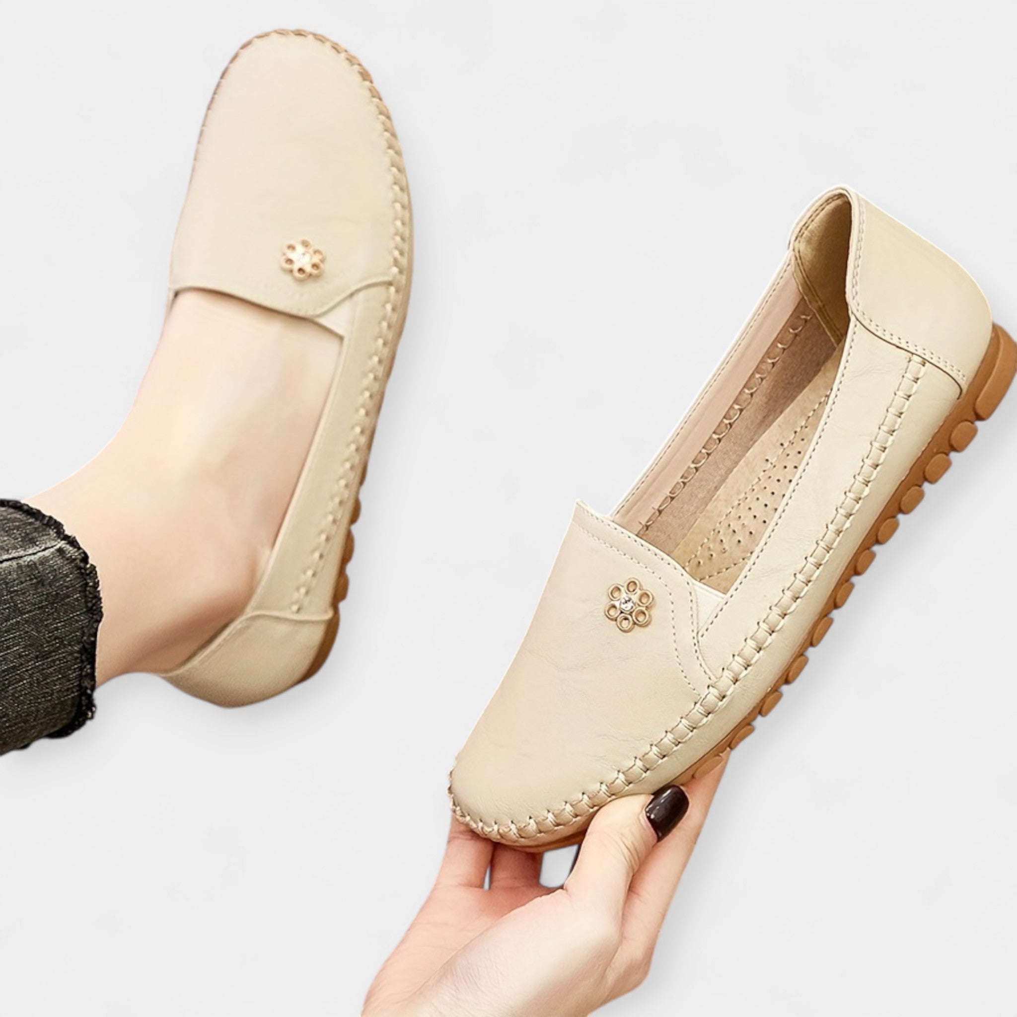 Lakki Slip-On Ballerina's