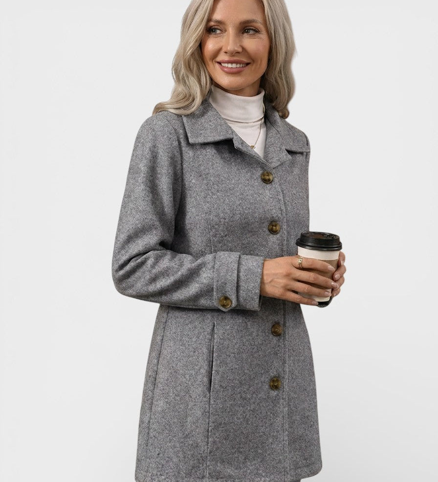 Isabel™ | Comfortabele en Tijdloze Woljas