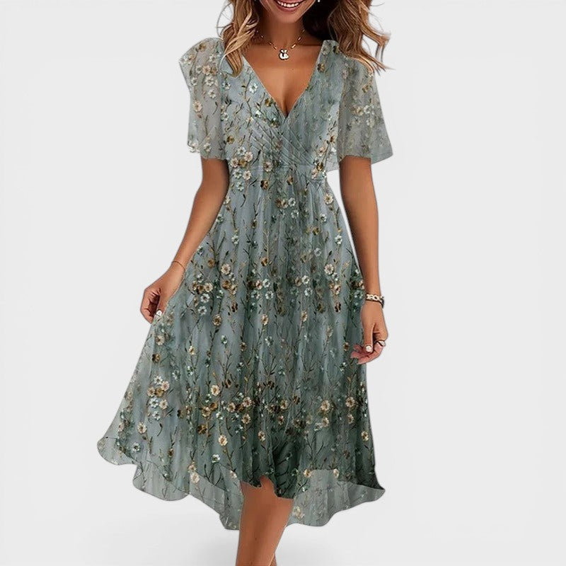 Nadia™ | Elegante Kleurrijke Jurk