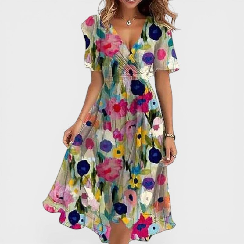 Nadia™ | Elegante Kleurrijke Jurk