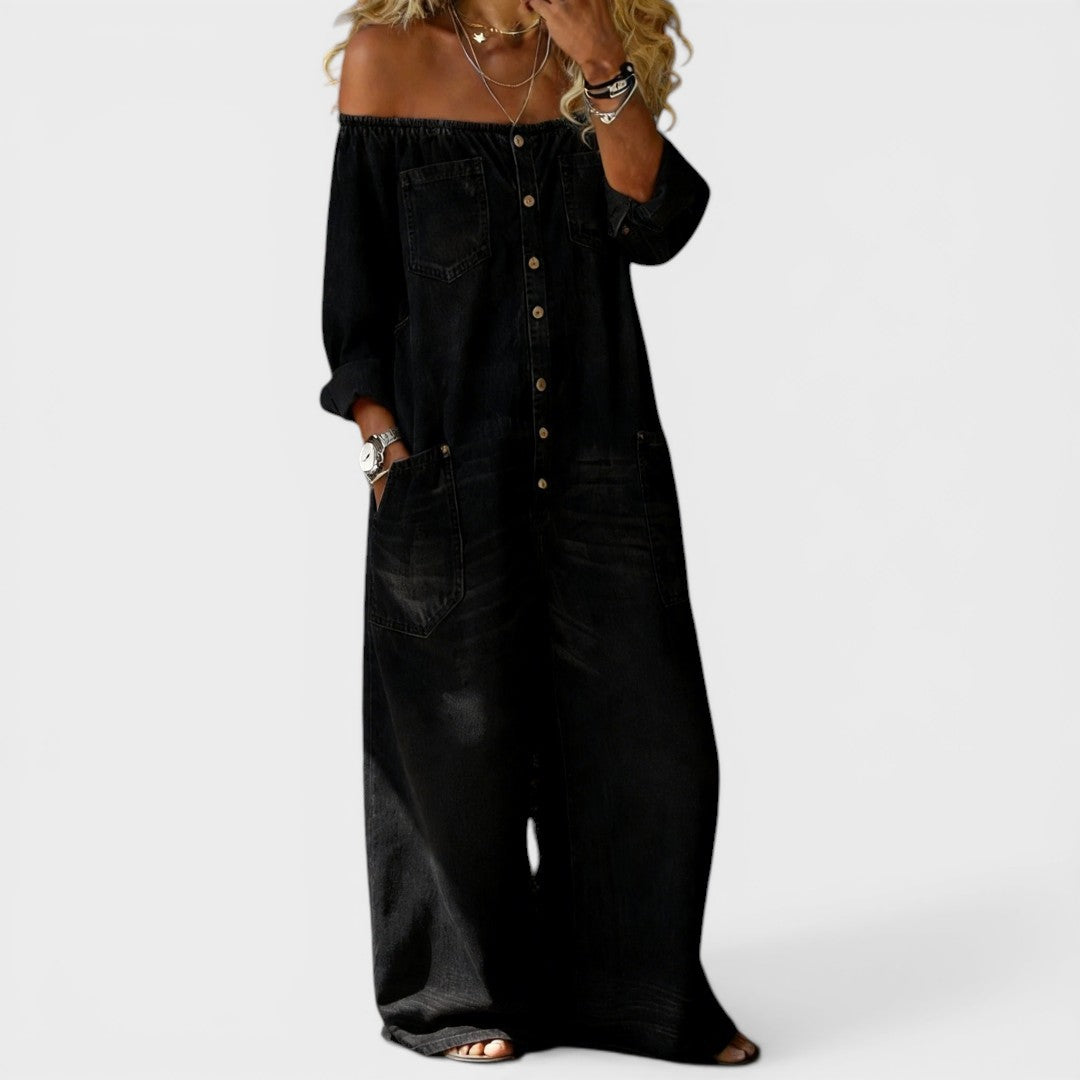 Marisol™ | Elegante Denim Jumpsuit