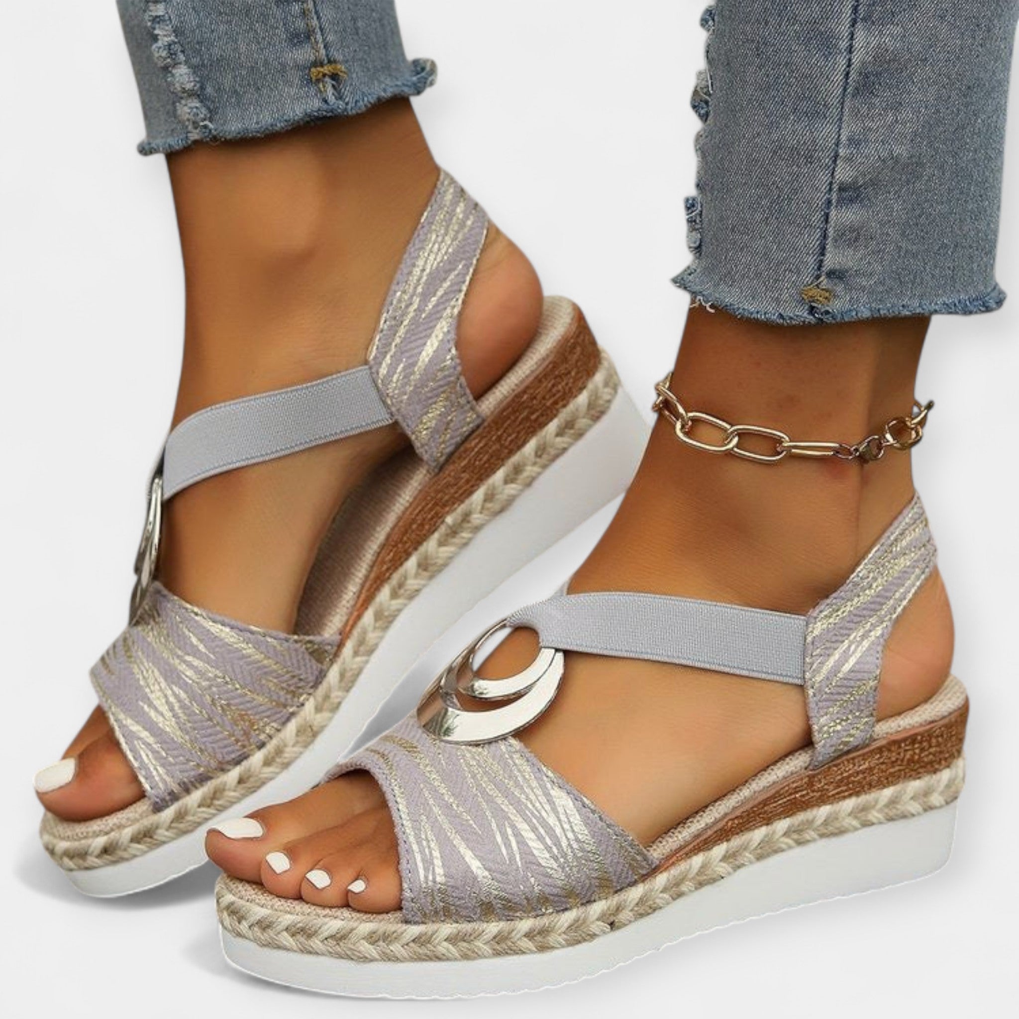 Romeinse Vlecht Sandalen