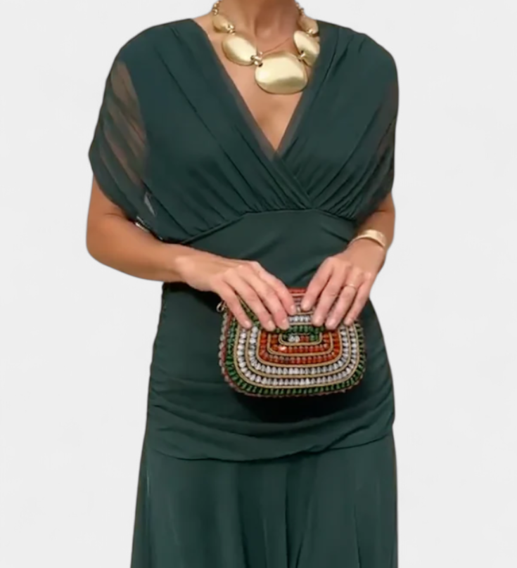 Herminia™ | Elegante jurk met V-hals