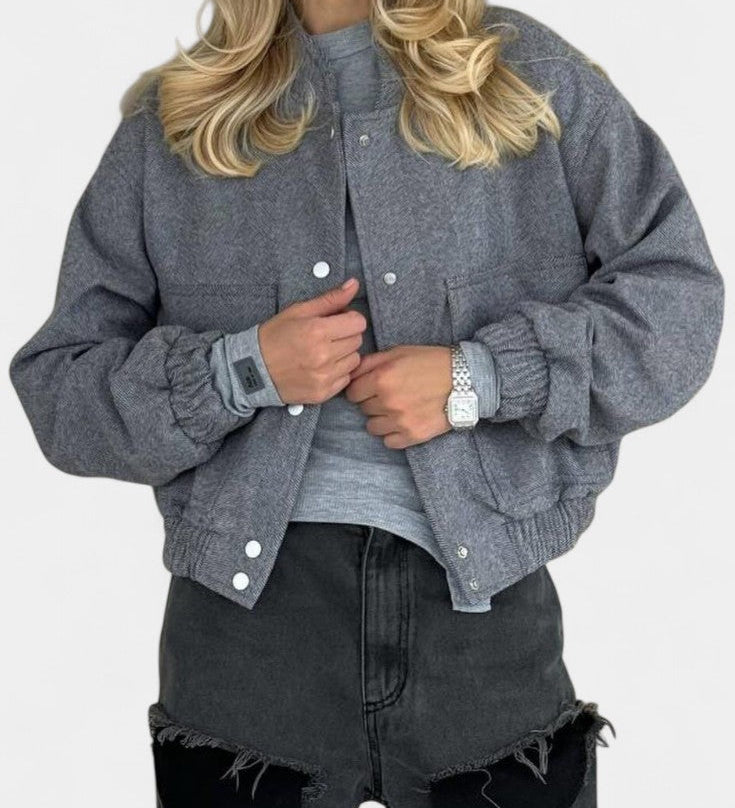 Lulu Minimalistische Casual Jas