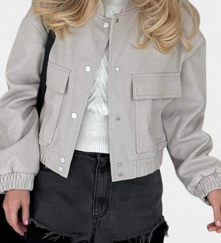 Lulu Minimalistische Casual Jas