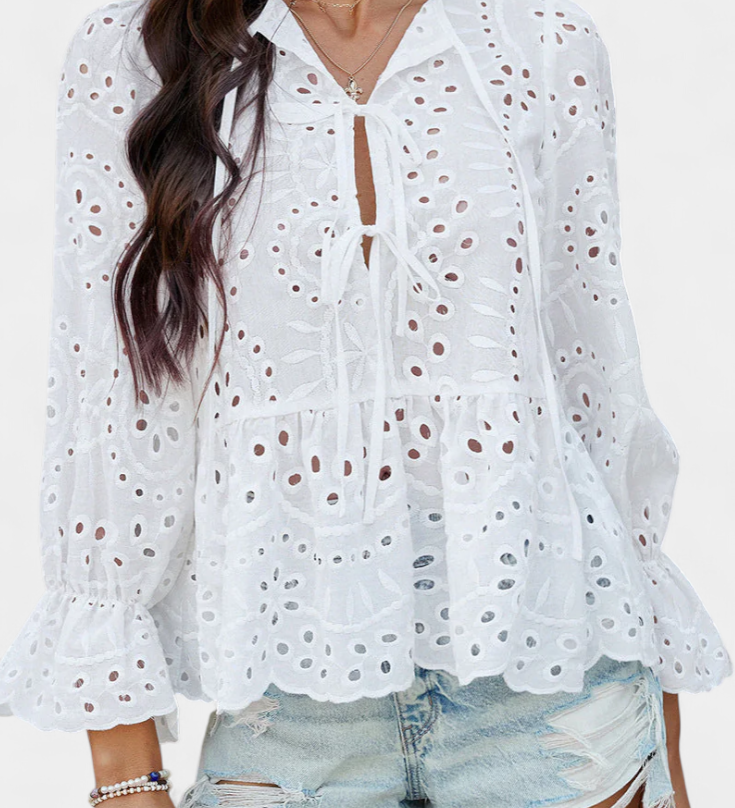 Top Bohemian Kayden Kant met Vloeiende Snit