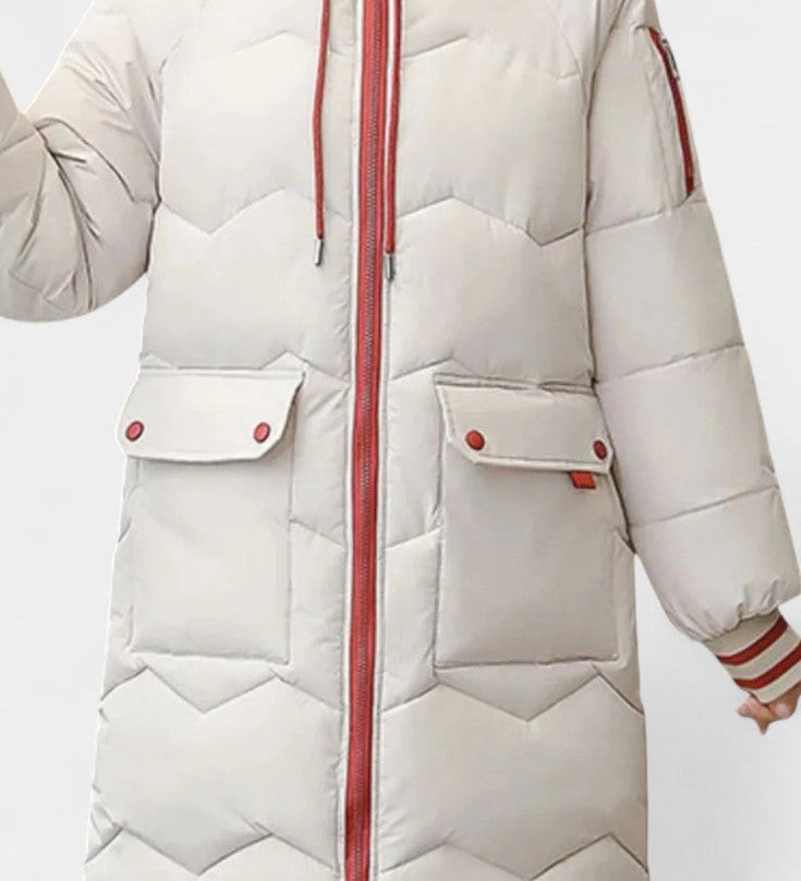 Mooie Winterjas met Rits en Capuchon