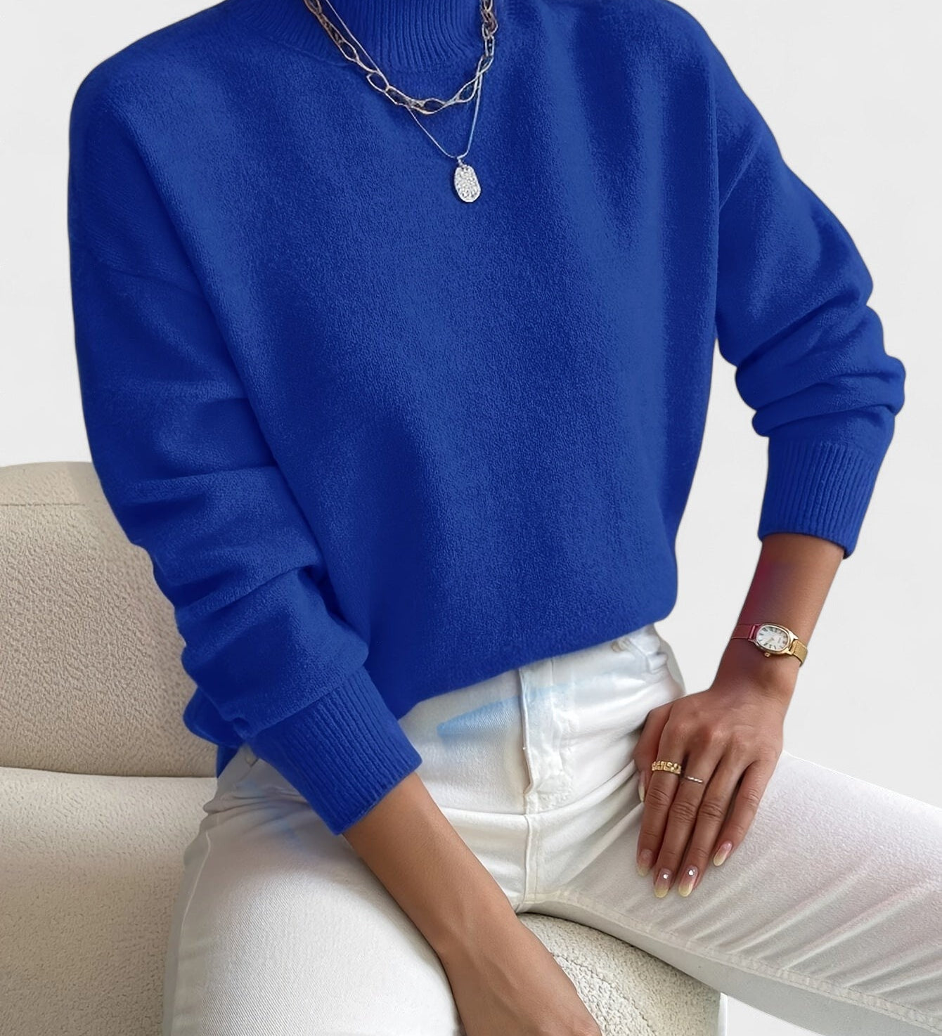 Petra™ | Elegante Hoge Hals Trui