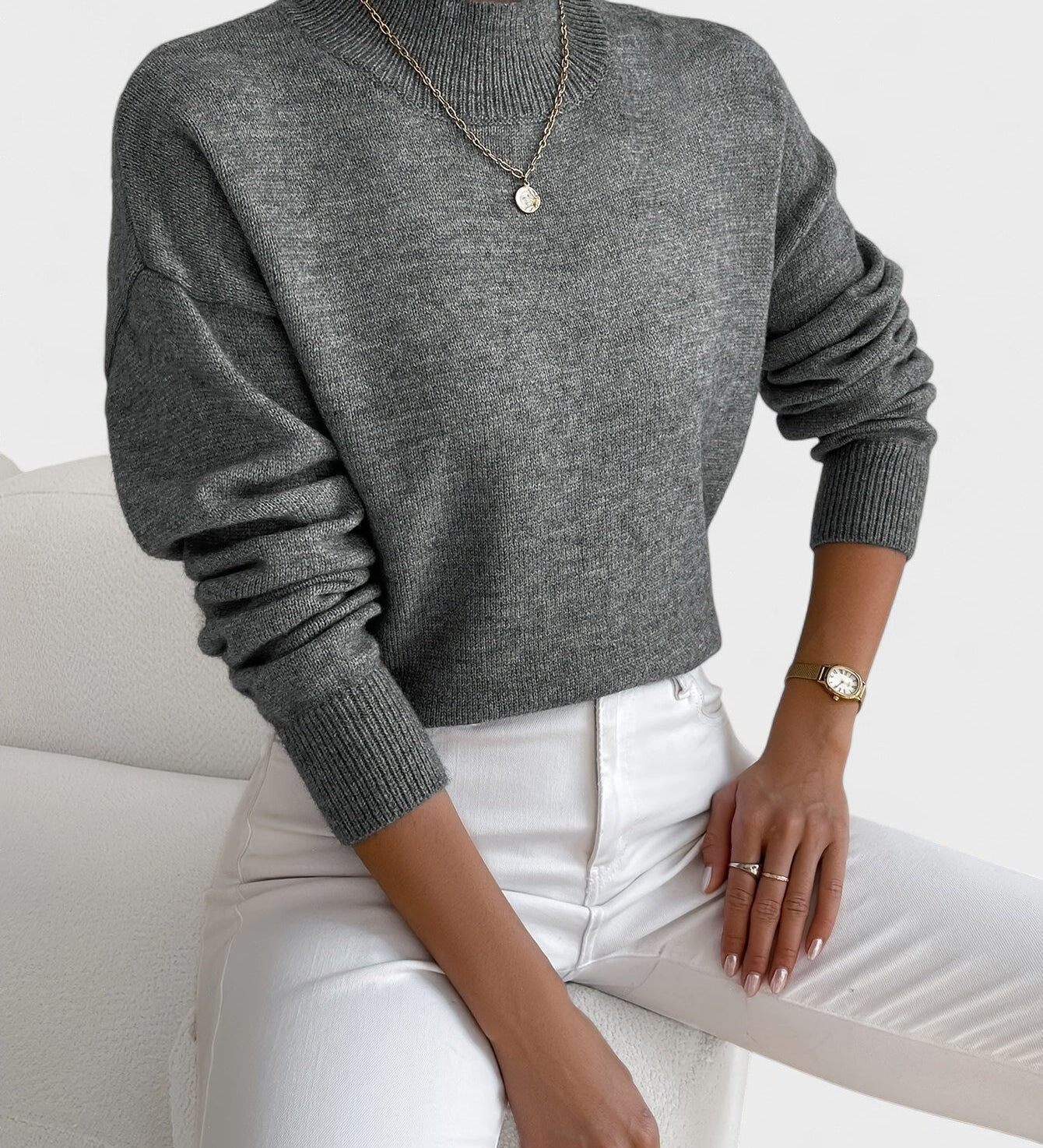 Petra™ | Elegante Hoge Hals Trui