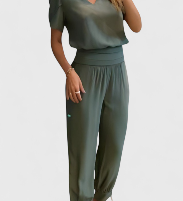 Cassandra Blouse en Broek Set