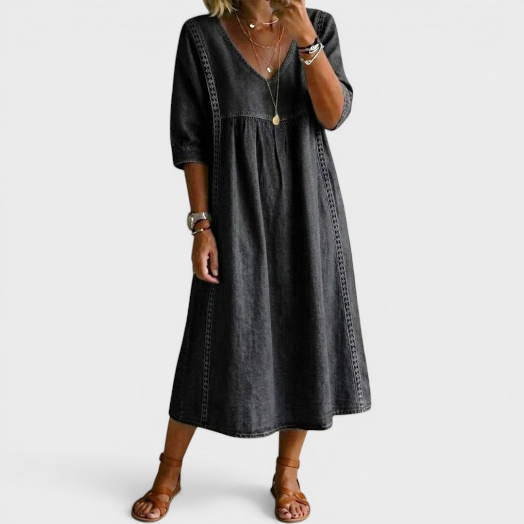 María™ | Elegante Denim Jurk