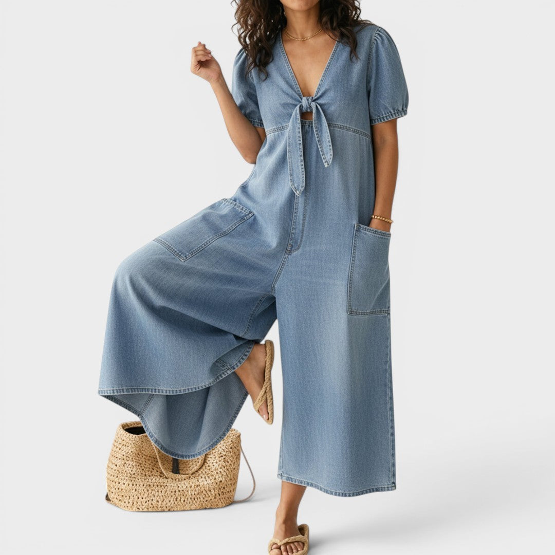 Paula™ | Stijlvolle Denim Jumpsuit