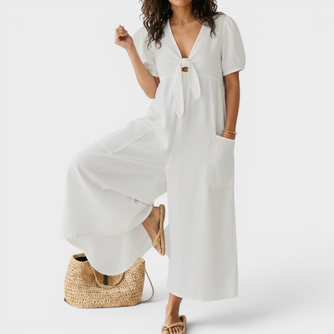 Paula™ | Stijlvolle Denim Jumpsuit