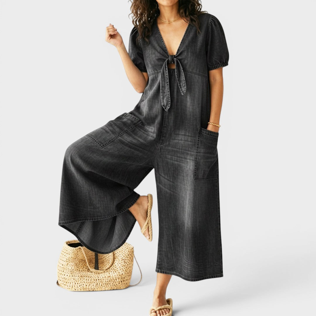 Paula™ | Stijlvolle Denim Jumpsuit