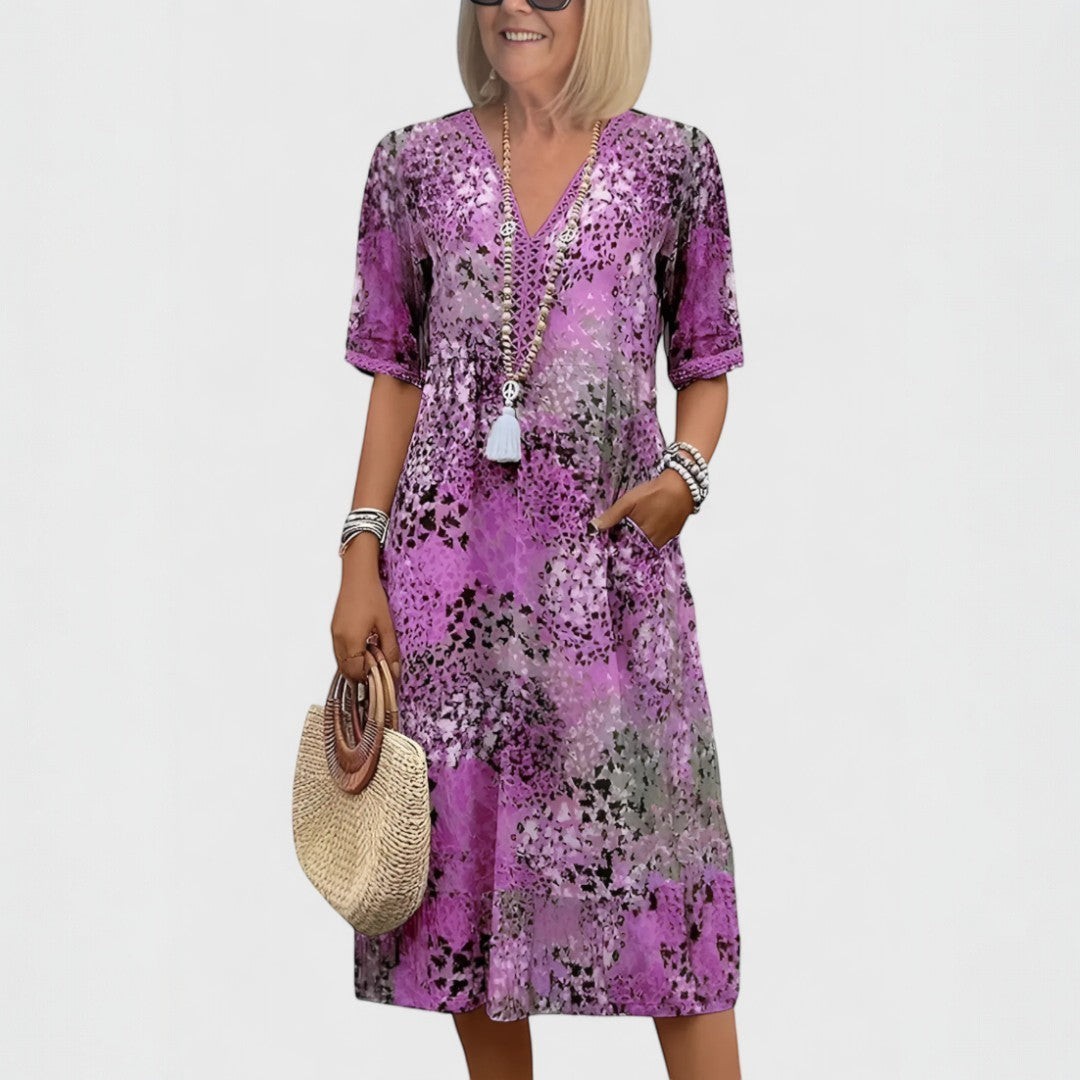Teresa™ | Elegante Bloemen Boho Jurk