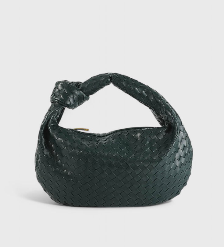Sage Medium Geweven Schoudertas